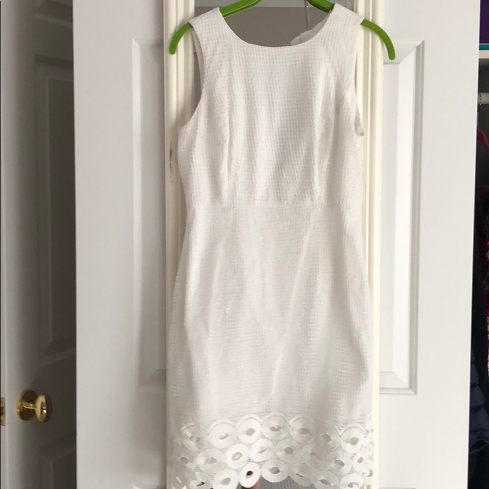 Kut from the Kloth white summer dress with lace